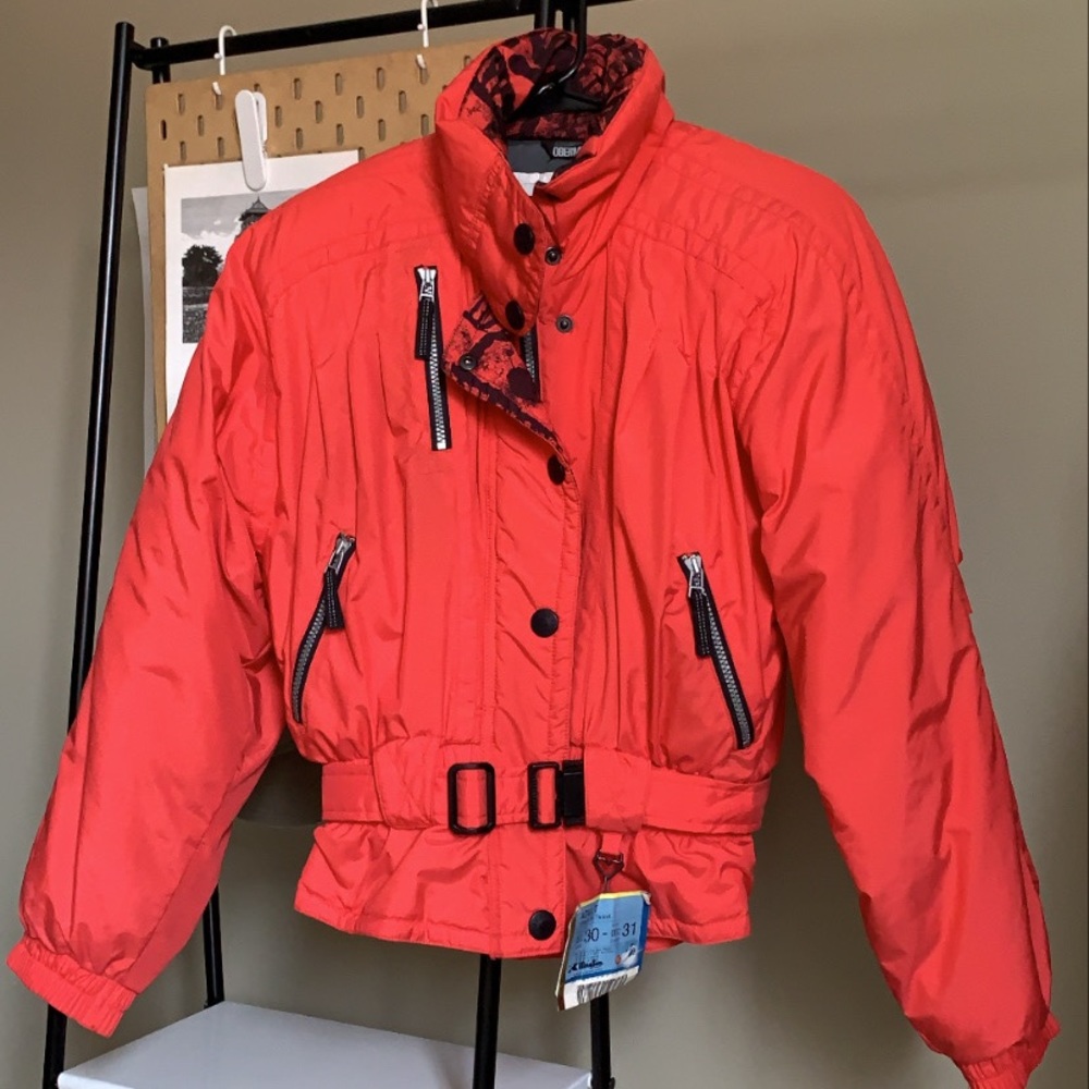 90’s Retro Coral Pink Ski Jacket.
